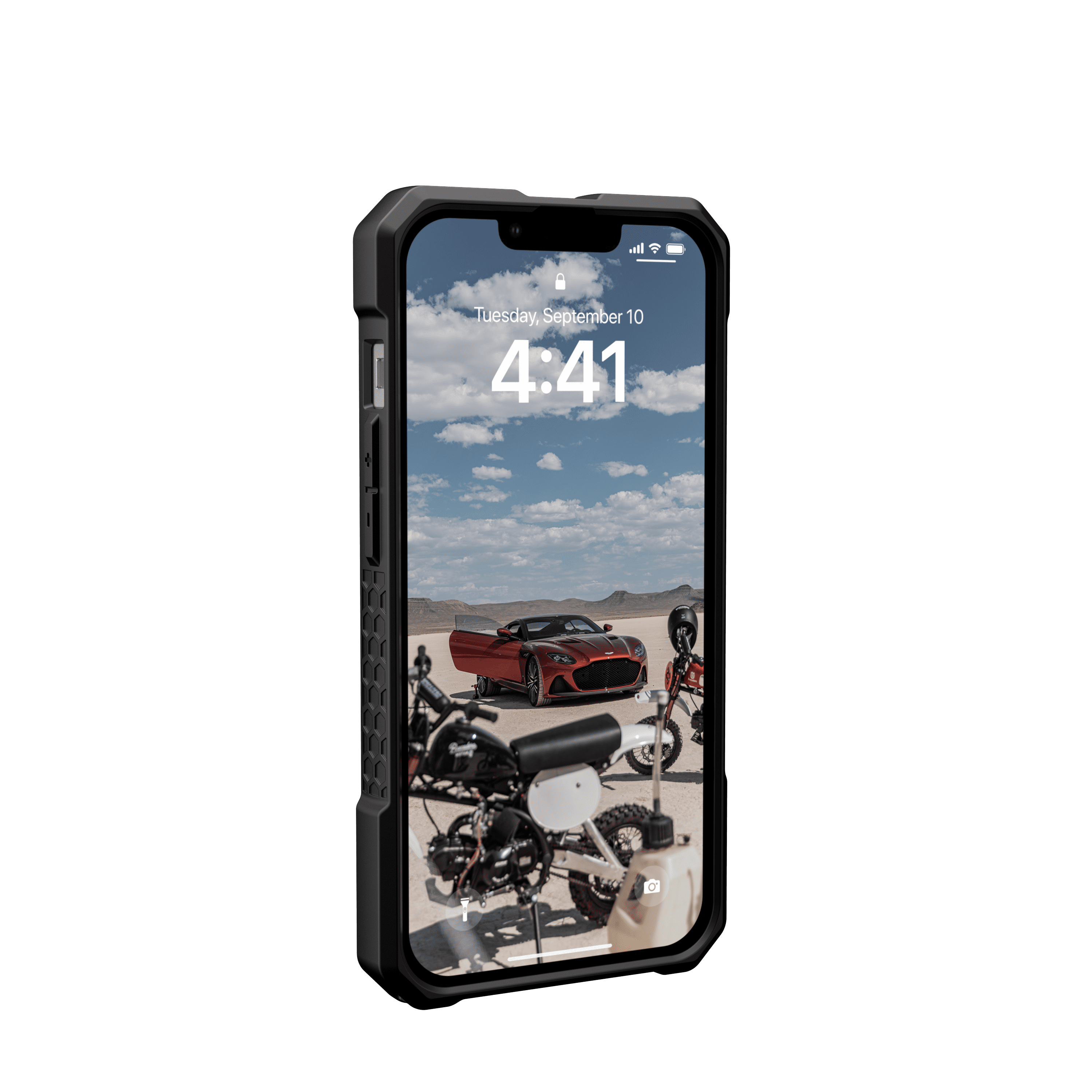 UAG iPhone 14 Case Black 6.1" Monarch Pro Built-in Magnet Compatible with MagSafe Charging Rugged Shockproof Dropproof Premium Protective Cover