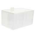 thumbnail image 4 of EXHUMKY 1 Set Cotton Swabs Case with Multi Compartment Design for Bathroom Dressing Table, 4 of 8