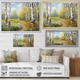 thumbnail image 4 of Designart "Spring Awakening Birch Woods II" Tree Birch Canvas Print, 4 of 5