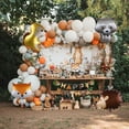 thumbnail image 5 of AOWEE Woodland Party Decorations Forest Animal Theme Balloon Garland Arch Kit with Fox Squirrel Foil Balloons and Banner Turtle Leaves for 1st Boys Girls Birthday Baby Shower, 5 of 8