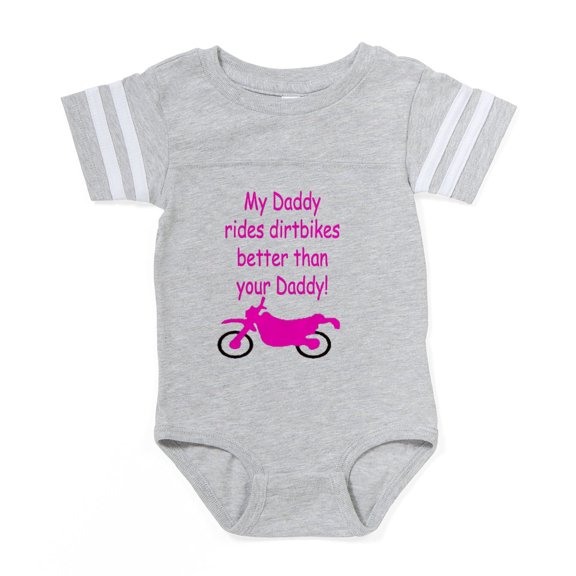 CafePress - Pinkkarrie2 - Cute Infant Baby Football Bodysuit