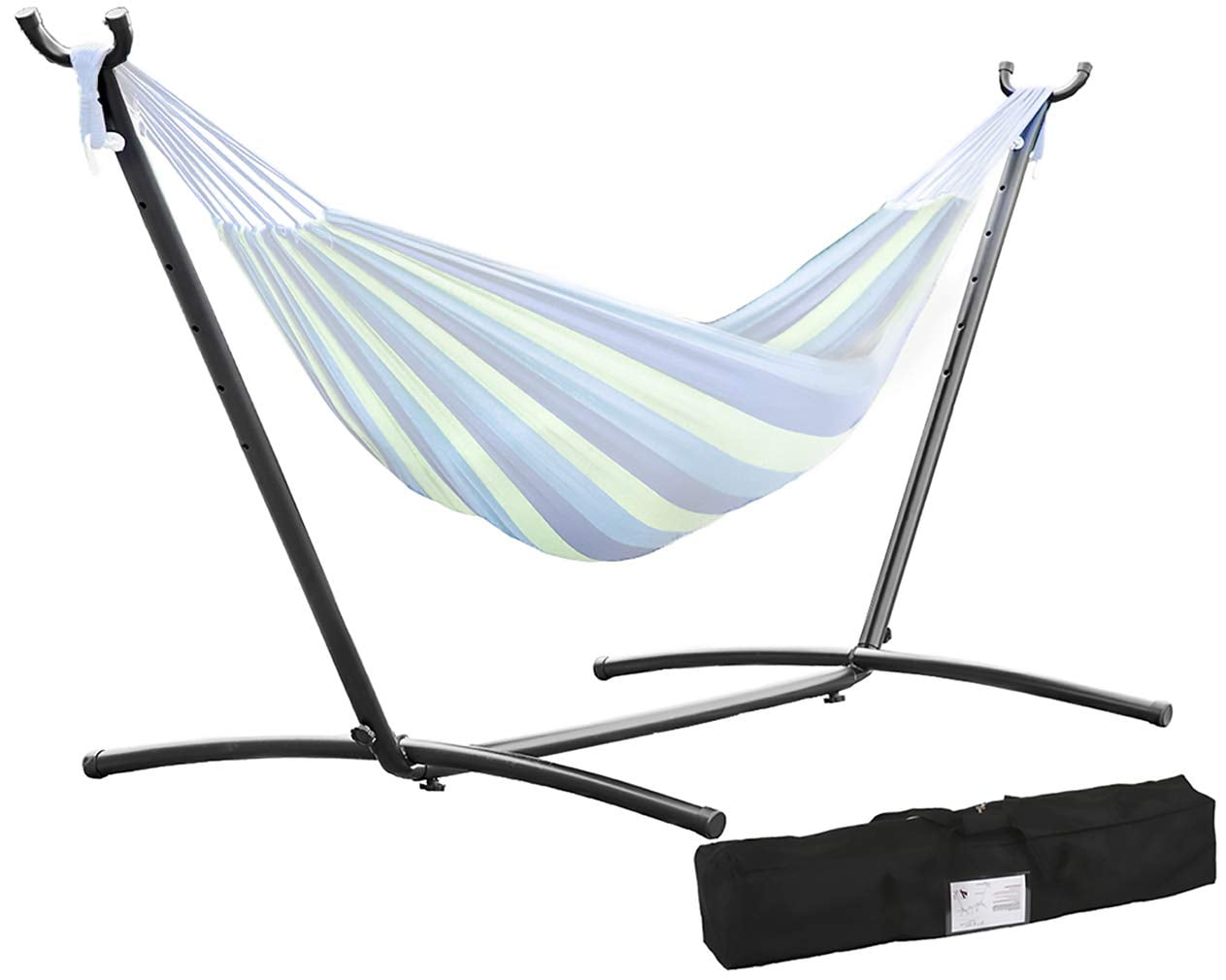 Details about   Adjustable Hammock Stand For Hammocks 9 To 14Ft Long Indoor Outdoor With Hooks 