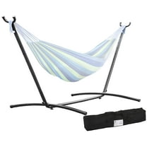 FDW Hammock Stand Portable Heavy Duty Hammock Stand Portable Steel Stand Only for Outdoor Patio or Indoor with Carrying Case (No Hammock)