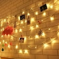 thumbnail image 3 of Guirnalda de luces Uping de 12 m, 100 LED, con enchufe europeo, 8 modos de iluminación, para Halloween, Navidad, jardín y ceremonias (blanco cálido), 3 of 4