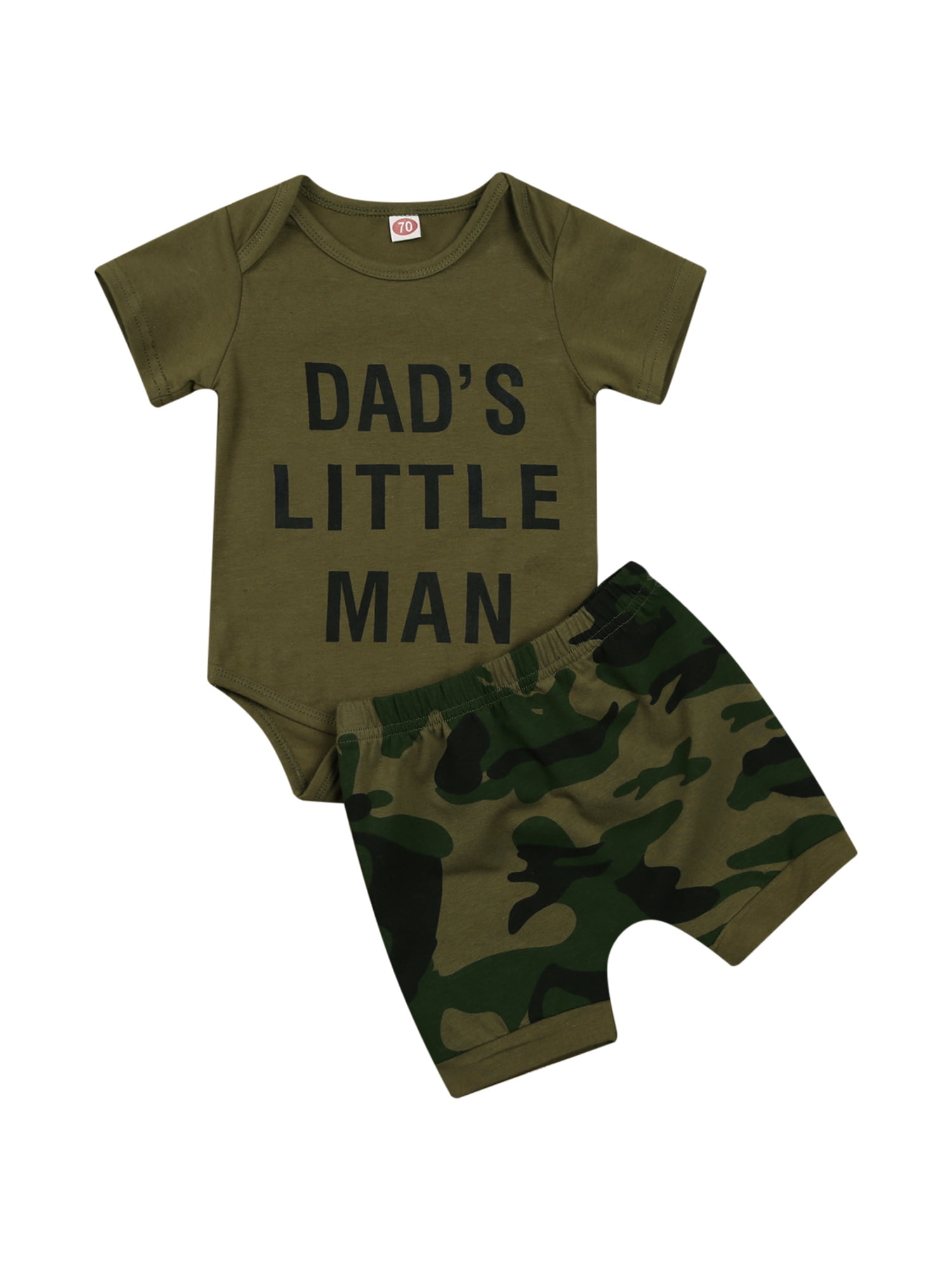Canrulo Newborn Baby Boy Camouflage 