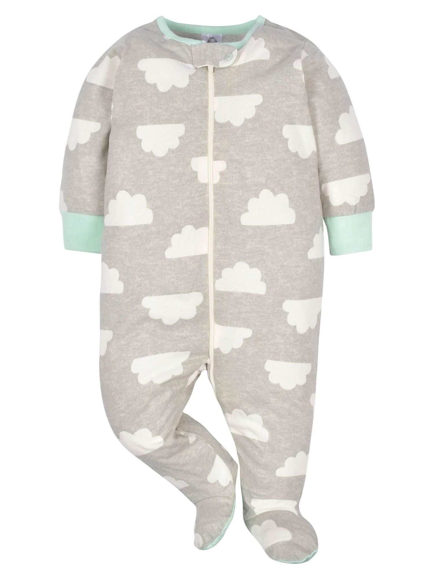 Gerber Baby Boy or Girl Gender Neutral Sleep 'n Play Footed Pajamas, 4-Pack