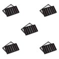 thumbnail image 3 of bedienty Jewelry Box Ring 36 Slots Tray Storage Case Exquisite Practical Fine Display Transparent Window Organizer Packaging Black 5Set, 3 of 6