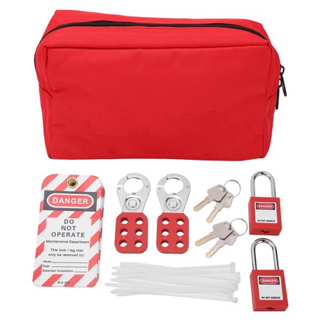 ANGGREK Lockout Tagout Kit Electrical Loto Kit With Padlocks Hasps Loto ...