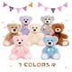 thumbnail image 1 of MoriSmos 7 Paquetes de Oso de Peluche a Granel, 7 Colores a Granel Oso de Peluche Juguetes Morismos MorisMos, 1 of 2
