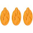thumbnail image 3 of Weiweiguan 3Pcs Pet ID Tags Personalized Dog Tags Aluminium Dog Paw Shape Hanging Tags, 3 of 6