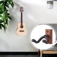 thumbnail image 6 of Aibecy Acoustic Electric Bass Guitar Wall Mount Hanger All Size Solid Black Metal Hook Multifunction Sturdy Holder for Guitars, 6 of 7