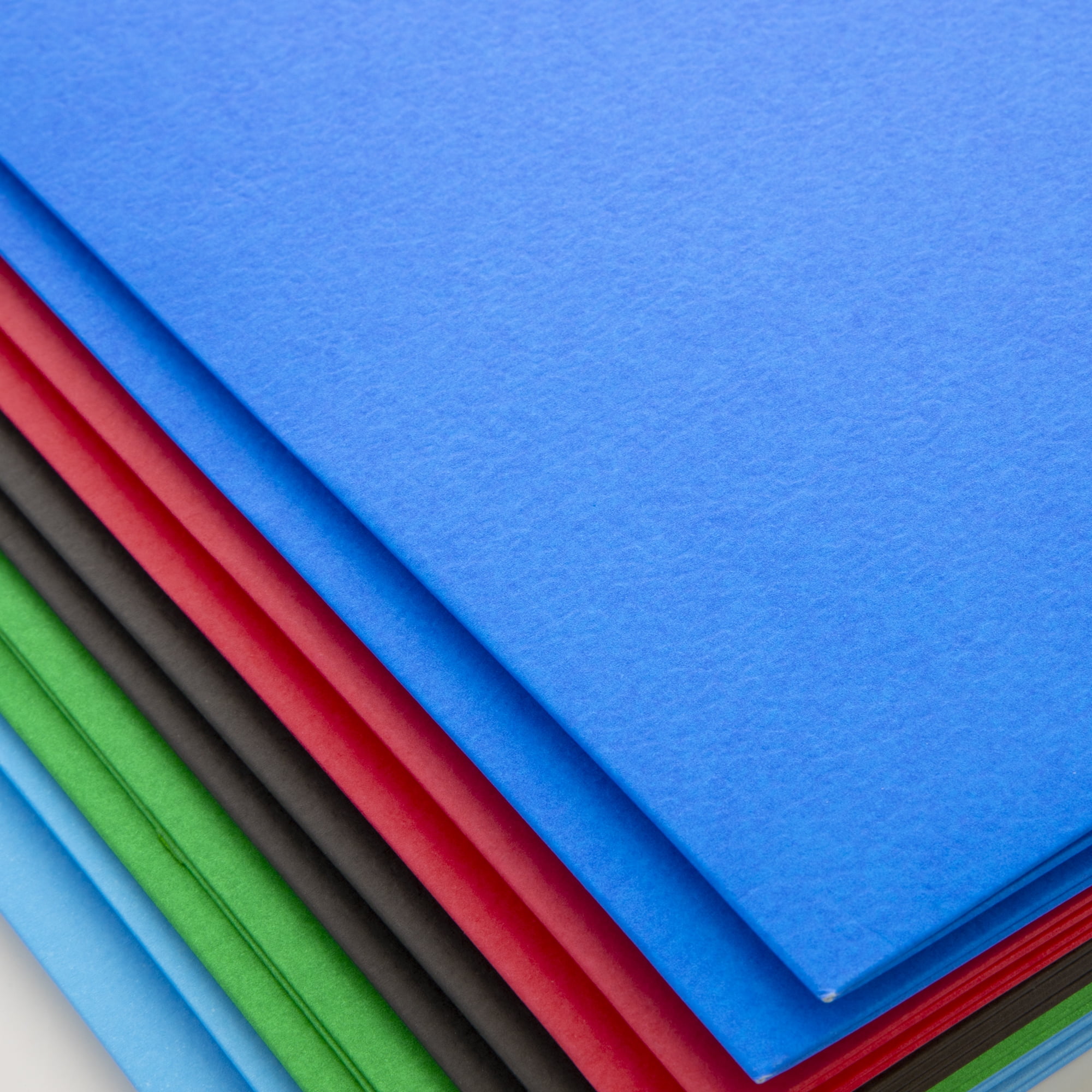 BAZIC 2 Pockets Paper Folder, Premium Leatherette Portfolio, 125-Count