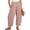 Pink, variant on Stralyhd Womens Pants Baggy Barrel Leopard Elastic High Waisted Wide Leg Palazzo Pants Casual Cheetah Print Summer Leisure Going Out Pants Pink M