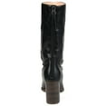 thumbnail image 3 of Journee Womens Sequoia Stacked Heel Mid Calf Boots, 3 of 9