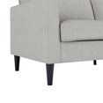 Mr. Kate Winston Sofa with Pocket Coils, Light Gray Linen