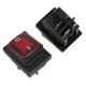 thumbnail image 5 of 4Pcs Boat Rocker Switch, Waterproof Switch, Mini SPST Type Rocker Switch ON-OFF Red Green Lamp 4 Pin 2 Position, 5 of 5