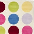 thumbnail image 5 of SAFAVIEH Kids Webster Polka Dots Area Rug, Ivory/Multi, 6' x 9', 5 of 7