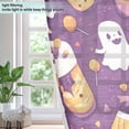thumbnail image 4 of Cute Ghost Patterns Breathable Sheer Curtains 63x52in Soft Light Filtering, UV Protection and Thermal Insulation, 4 of 7