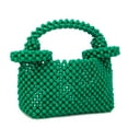 thumbnail image 3 of YIFEI Acrylic Candy Color Beaded Donut Handle Handbag Evening Purse for Wedding Party, 3 of 5