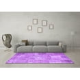 thumbnail image 3 of Ahgly Company Indoor Rectangle Patchwork Purple Transitional Area Rugs, 8' x 12', 3 of 4