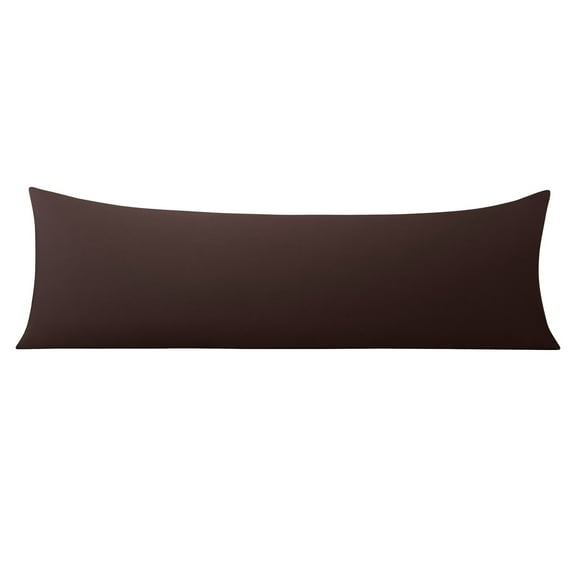 Flxxie Soft Microfiber, 1 Pack 20x54 inches Body Pillowcase, Chocolate