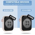 thumbnail image 3 of Correa de Apple Watch XYF transparente compatible con 38/40/41 mm, 3 of 6