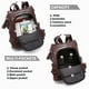 thumbnail image 2 of Mochila Mujer Moda Impermeable Antirrobo Bolsa Para Mujer MARRON OBSCURO pu mochila, bolso, dama, 2 of 3