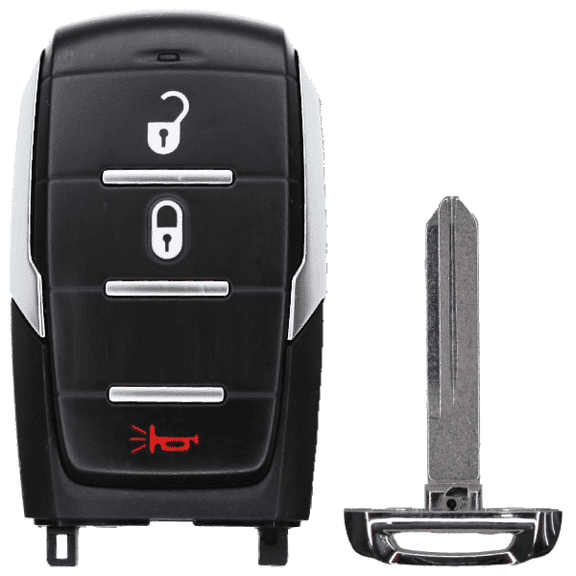 Replcament Smart Key Fob for Ram 1500 models only 2019-2024 FCC OHT-4882056 OHT4882056 Part Number 68584151 68584151AA