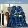 thumbnail image 4 of Blanket for Grandma, Grandma Birthday from Grandkids, I Love You Grandma, Soft Throw Blanket 60" x 50", White, 4 of 6