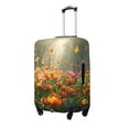 thumbnail image 2 of Cauagu Butterflies In Flower Field Print Travel Luggage Cover,Travel Dust-proof Suitcase Cover Softside Suitcase Protector for 18-32inch,Not Included Suitcase, 2 of 8