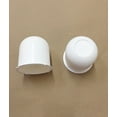 thumbnail image 3 of White Trailer Wheel Hub Center Cap 3.125 inch diameter Travel Trailer, Camper RV, 3 of 4