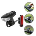thumbnail image 4 of DRAFIDEEP 1Set Bike Light Set Front and Rear USB Rechargeable Cycling Lights in Black for Outdoor Use, 4 of 8