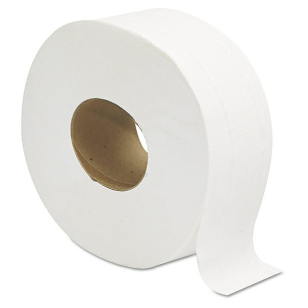 GEN Jumbo JRT Toilet Paper, Septic Safe, 2-Ply, White, 3.25