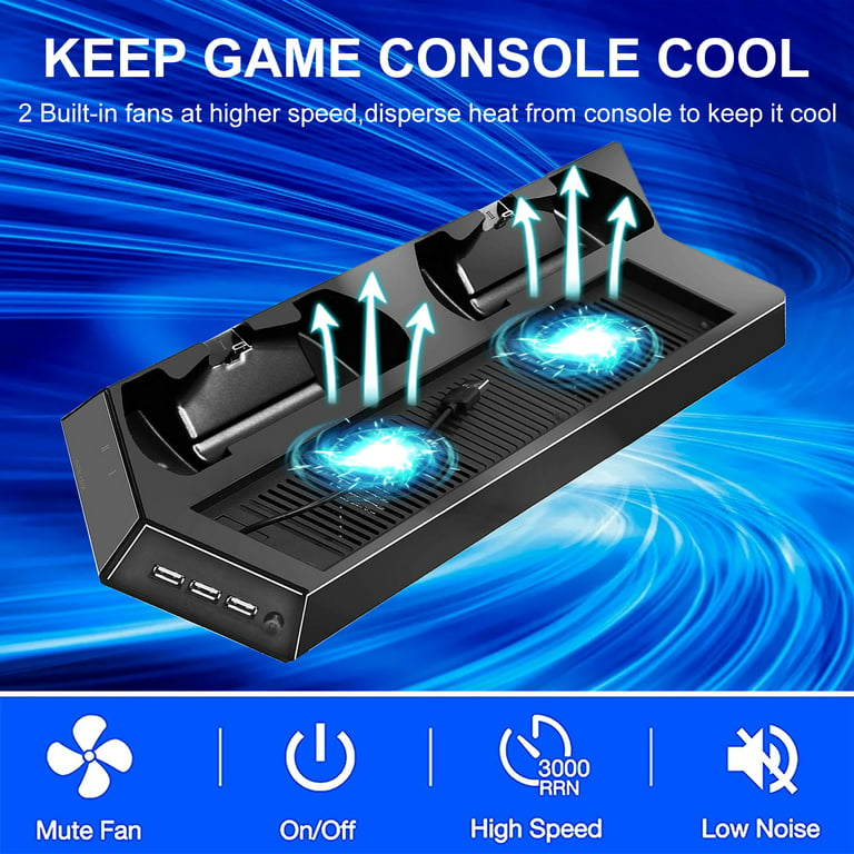 PS4 Stand Cooling Fan Station for Playstation 4/PS4