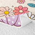 thumbnail image 5 of Manfei Funny Ghosts Flowers Twin Quilt Set,Happy Halloween Twin Coverlet Set,Pink,2pcs, 5 of 7