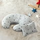 thumbnail image 5 of Almohada de lactancia para bebés Almohada de lactancia para maternidad, soporte para bebés con funda extraíble, almohadas cómodas y transpirables para Estrellas blancas, 5 of 7