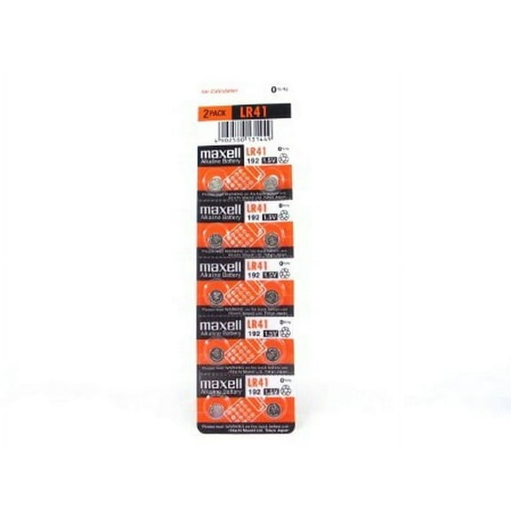 Maxell LR41 - 192 Alkaline Button Battery 1.5V - 100 Pack + 30% Off!