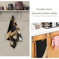thumbnail image 2 of Christmas Shiny Golden Snowflakes Hand Towels 2 PCS, Black Background Kitchen Towel Ultra Soft and Highly Absorbent,Decorative Fingertip Face Towel for Bathroom Hotel, 28.3"x 14.4", 2 of 5