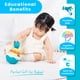 thumbnail image 2 of Plenplay Baby Tummy Time Toys - Juguetes apilables de dinosaurios para mayores de 6 meses Weeble Wobble Toys para bebés de 6 9 a 12 meses Anillos apilables Juguete de aprendizaje de tallo Juguete de a, 2 of 5