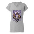 thumbnail image 2 of Wild Bobby, Minnesota Fans | MIN Fantasy Football ,Sports, Women Standard V-Neck Tee, Heather Grey, XX-Large, 2 of 4