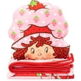 thumbnail image 3 of Strawberry Shortcake Strawberries Galore Pink Nogginz Pillow & 40x50 inch Travel Throw Set, 100% Microfiber, 3 of 7