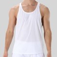 thumbnail image 2 of aidice Mens Tank Tops Mesh Sleeveless Crew Neck Fitted Lightweight Breathable Workout Sports Running Muscle Tops, 2 of 7