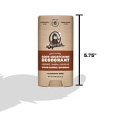 Dr. Squatch Mens Aluminum Free Deodorant, Natural Deodorant for Men, Wood Barrel Bourbon, 2.65 Oz