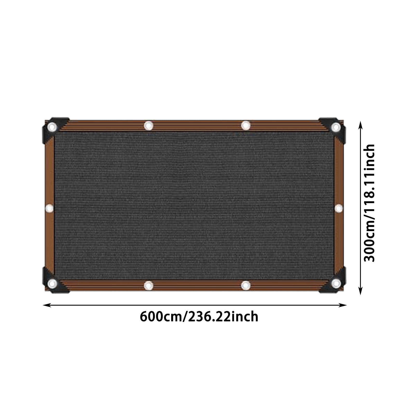 Ton 90% Shade Cloth - For Garden Plant, Outdoor Black Shades Cover with Grommets, Pergola, Patio, Greenhouse, Chicken Coop (Size S-XXL)