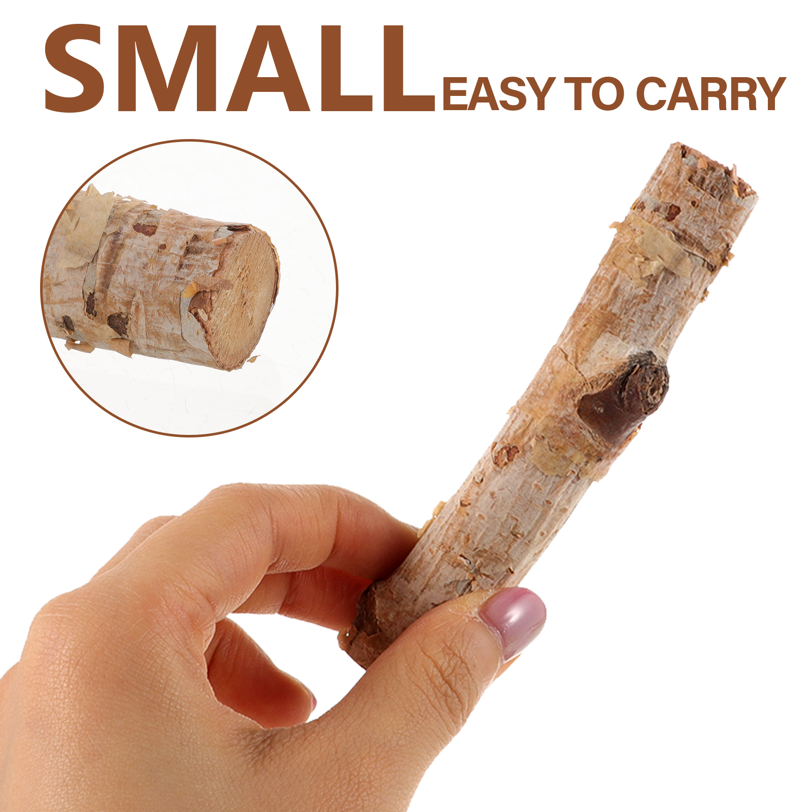 30 Pcs Decor Unfinished Hardwood Sticks Natural Atmosphere DIY Craft Wooden Log Branches Crafts Flower Arrangement