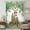 Green Grey, variant on Cute Squirrel Forest Sheer Curtains 45 Inches Long, Green Trees Cone Leaves Mushroom Light Filering Curtains, Breathable Simi Curtain Privacy Drapes for Kitchen Bathroom Small Window Treatment
