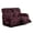 Black-Heart, variant on SCRAWLGOD Floral Patchwork Print Recliner Loveseat Slipcover for Dogs Stretch Non Slip Couch Cover Washable Anti Scratch Recliner Cover with Pocket