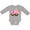 AC-Heather Grey, variant on Inktastic Easter Jelly Bean Dump Truck Girls Long Sleeve Baby Bodysuit