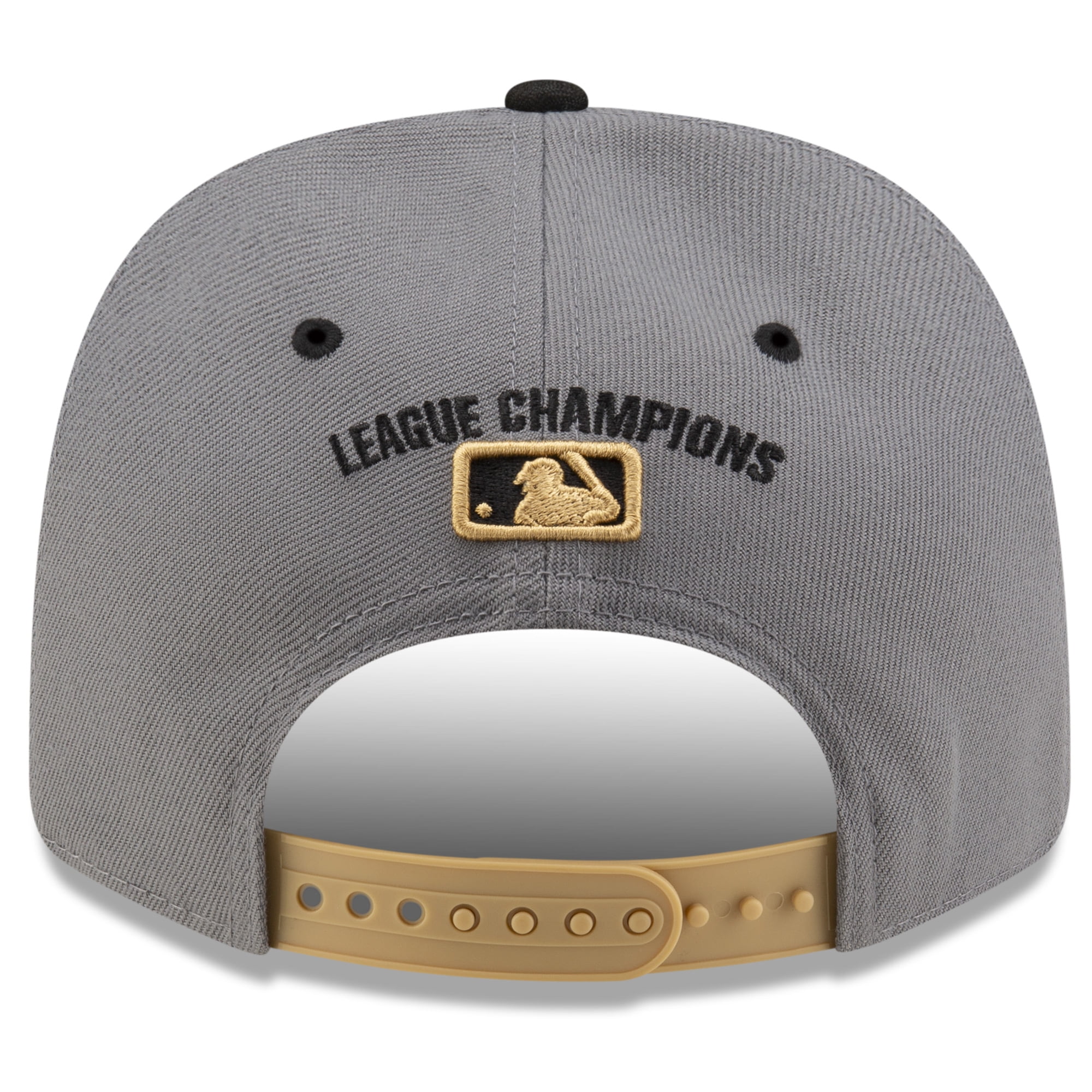 Men's New Era Gray New York Yankees 2024 American League Champions Locker Room 9SEVENTY Stretch-Snap Hat