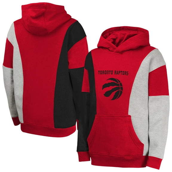 Youth  Red Toronto Raptors Ace In the Hole Pullover Hoodie